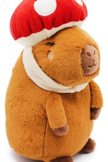 Capybara Plush Figure Mushroom 23 cm