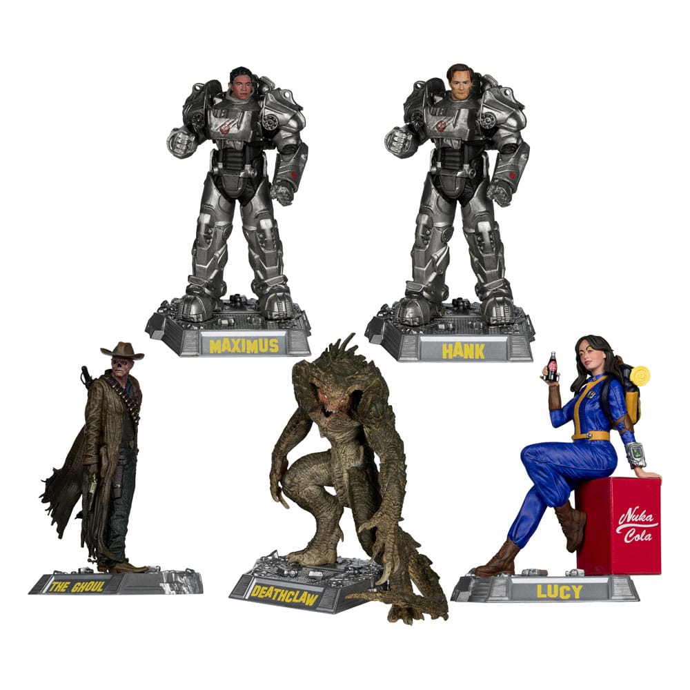 x_mcf14125 Fallout Movie Maniacs PVC Statues Wave 3 Assortment (6) - immagine 1
