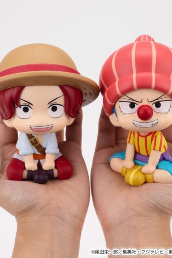 One Piece Look Up PVC Figures 2-Pack Shanks & Buggy Childhood Ver. 11 cm (with gift)