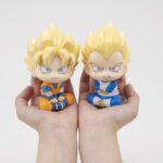 Dragon Ball DAIMA Look Up PVC Figures 2-Pack Super Saiyan Son Goku (mini) & Super Saiyan Vegeta (mini) 11 cm (with gift)