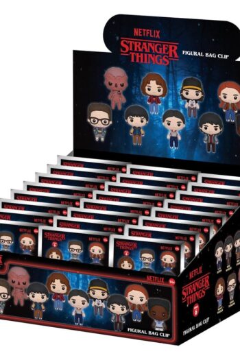 Stranger Things 5 3D PVC Bag Clips Series 6 Blind Bag Display (24)