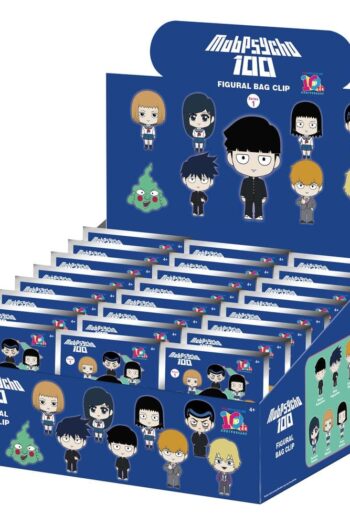 Mob Psycho 100 3D PVC Bag Clips Series 1 Blind Bag Display (24)