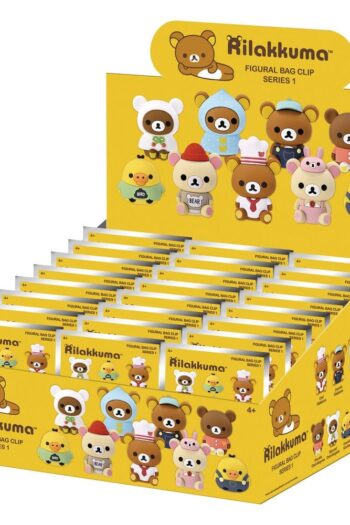 Rilakkuma 3D PVC Bag Clips Series 1 Blind Bag Display (24)