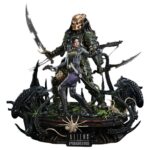 Aliens vs. Predator (Comic) Ultimate Premium Masterline Statue 1/4 Machiko & Broken Tusk Predator Deluxe Version 84 cm