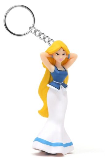 Asterix Keychain Falbala Hands in the Hair