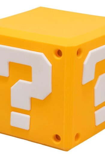 Super Mario SquishyGlo Silicon Light Question Block Rechargeable 13 cm