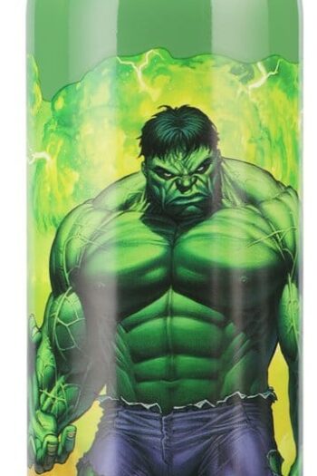 Marvel Universe Metal Water Bottle Hulk with Carry Loop
