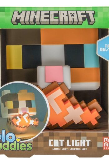 Minecraft GloBuddies Light Cat 15 cm