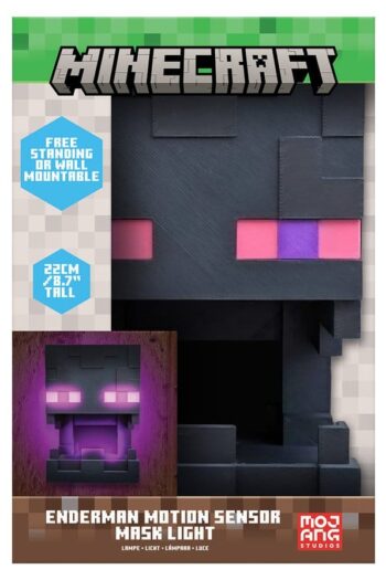 Minecraft Light Enderman Mask Motion Sensor 25 cm