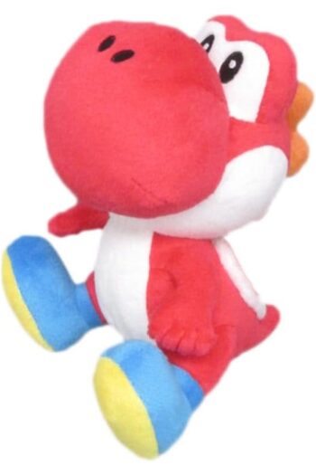 Super Mario Plush Figure Yoshi Red 17 cm