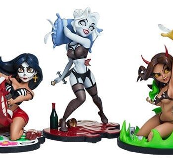 Coffin Comics Designer Statues Set Sleepover In Hell