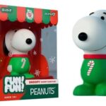 Vintage Peanuts Fun! Fun! Mini Figure Wave 03 Holiday Snoopy (Candy Cane PJs)
