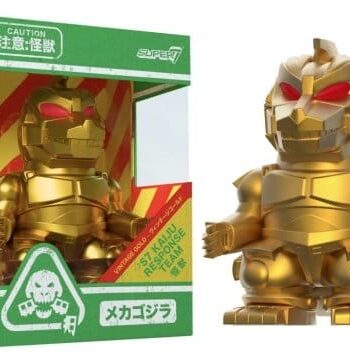 Godzilla Toho Fun! Fun! Mini Figure Mechagodzilla (Vintage Toy Gold)