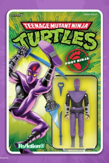 Teenage Mutant Ninja Turtles ReAction+ Action Figure Wave 01 Foot Ninja