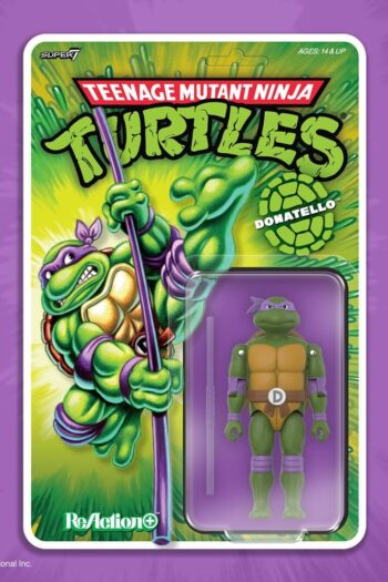 Teenage Mutant Ninja Turtles ReAction+ Action Figure Wave 01 Donatello