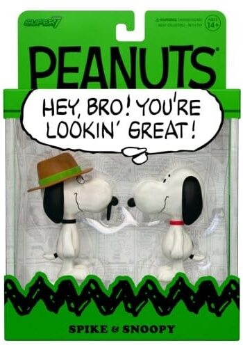 Peanuts ReAction Action Figures 2-Pack Snoopy & Spike 10 cm