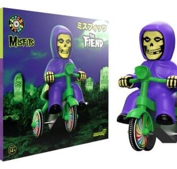 Misfits Super Cycles Vehicle Fiend (Purple w/ Green Trike)