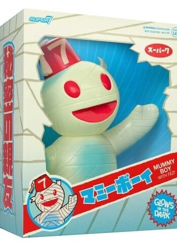 Super7 Vinyl Figure Mummy Boy (Glow w/ Fez)