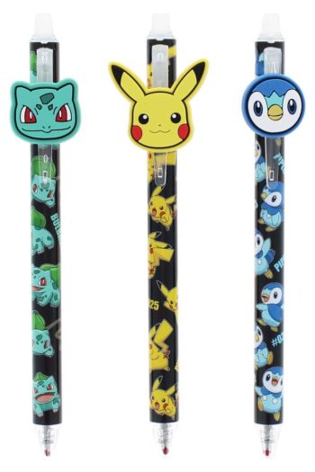 Pokémon Erasable Gel Pens 3-Pack
