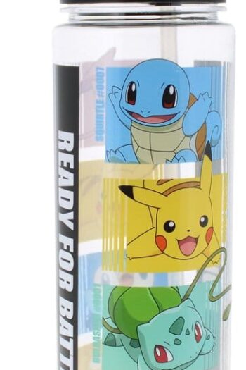 Pokémon Water Bottle Flip Top Ready for Battle
