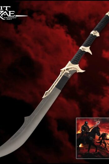 Kit Rae Swords of the Ancients Replica Savathos-Mithrodin War Sword Gold Version 111 cm