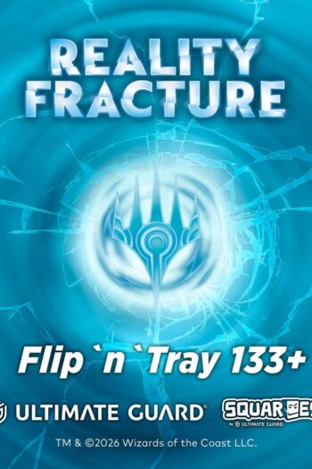 Ultimate Guard Flip'n'Tray 133+ Xenoskin Magic: The Gathering "Reality Fracture" - Blue Uncommon / Green Uncommon