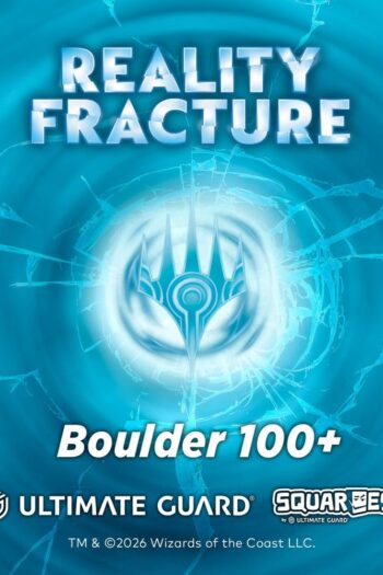 Ultimate Guard RTE Boulder 100+ Magic: The Gathering "Reality Fracture" - Blue Uncommon / Red Uncommon