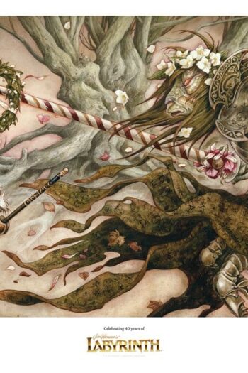 Labyrinth (1986) Printed Art The Knight Who Never Yields Limited Edition 30 x 42 cm