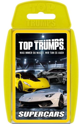 Super Cars Card Game Top Trumps *German Version*