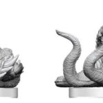 Pathfinder Battles Deep Cuts Unpainted Miniature Bogwid & Slurk 13 cm
