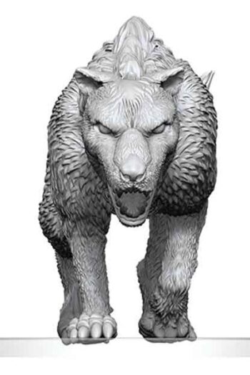 Pathfinder Battles Deep Cuts Unpainted Miniature Hyaenodon 13 cm