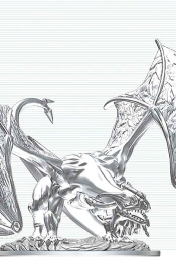 Dungeons & Dragons Nolzur's Marvelous Miniatures Unpainted Miniature Young Sapphire Dragon 20 cm