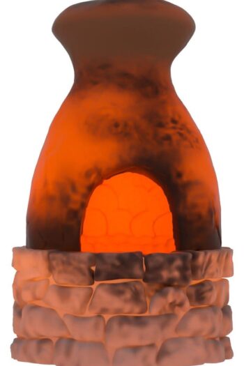 Rust Nightlight Furnace 13 cm