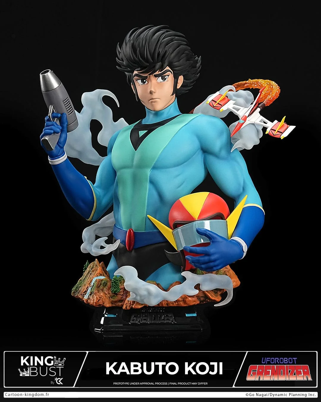 02 Statua / King Bust – Goldorak / Goldrake – Alcor / Kabuto – Edizione limitata by Cartoon Kingdom - immagine 1