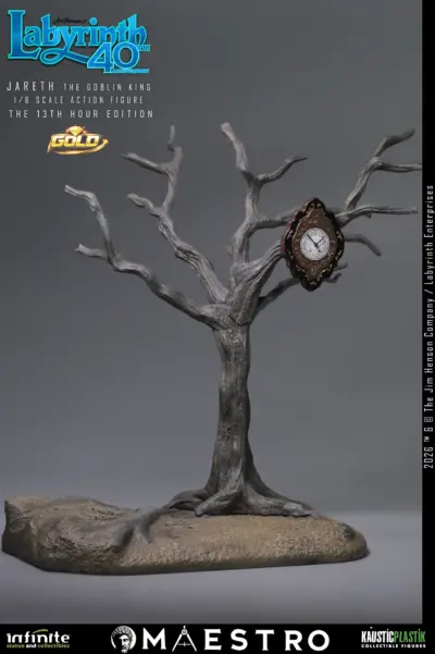 Labyrinth Jareth The Goblin King 1/6 Action Figure The 13th Hour Edition Gold by Infinite Statue - immagine 17