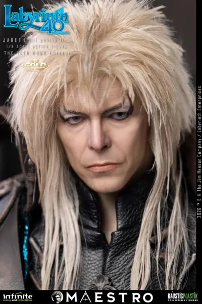 Labyrinth Jareth The Goblin King 1/6 Action Figure The 13th Hour Edition Gold by Infinite Statue - immagine 11