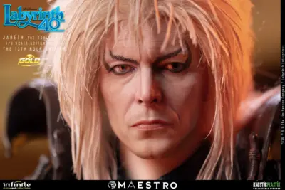 Labyrinth Jareth The Goblin King 1/6 Action Figure The 13th Hour Edition Gold by Infinite Statue - immagine 18