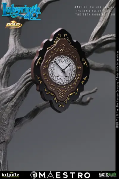 Labyrinth Jareth The Goblin King 1/6 Action Figure The 13th Hour Edition Gold by Infinite Statue - immagine 21
