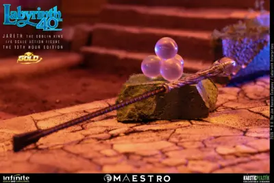 Labyrinth Jareth The Goblin King 1/6 Action Figure The 13th Hour Edition Gold by Infinite Statue - immagine 24