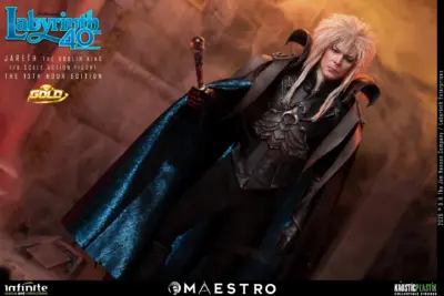 Labyrinth Jareth The Goblin King 1/6 Action Figure The 13th Hour Edition Gold by Infinite Statue - immagine 25