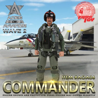 Top Gun AOA06 Aces of Aviation Wave 2 COMMANDER by Ramen Toy - immagine 2