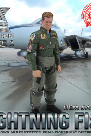 Top Gun AOA08 Aces of Aviation Wave 2 LIGHTNING FIST by Ramen Toy