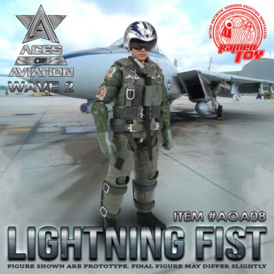 Top Gun AOA08 Aces of Aviation Wave 2 LIGHTNING FIST by Ramen Toy - immagine 4
