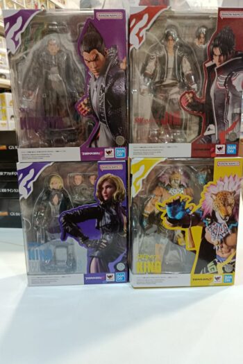 Tekken 8 S.H. Figuarts Jin + Kazuya + Nina + King Action Figure by Bandai SET 4