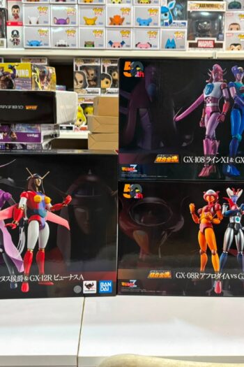 Set GX-08 & GX-11R + GX-114 & GX-12R + GX-08R & GX-09R Soul of Chogokin Bandai