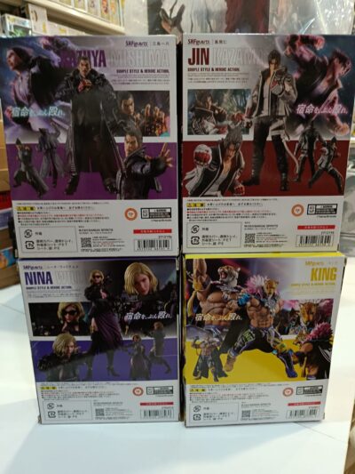 Tekken 8 S.H. Figuarts Jin + Kazuya + Nina + King Action Figure by Bandai SET 4 - immagine 2