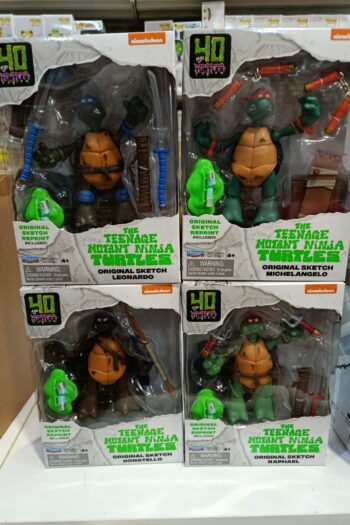 The Teenage Mutant Ninja Turtles 40th Anniversary Original Sketch SET 4 TMNT