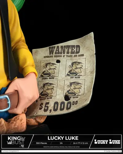 Statua / King Bust – Lucky Luke 1/4  Statue – Edizione Limitata by Cartoon Kingdom - immagine 4