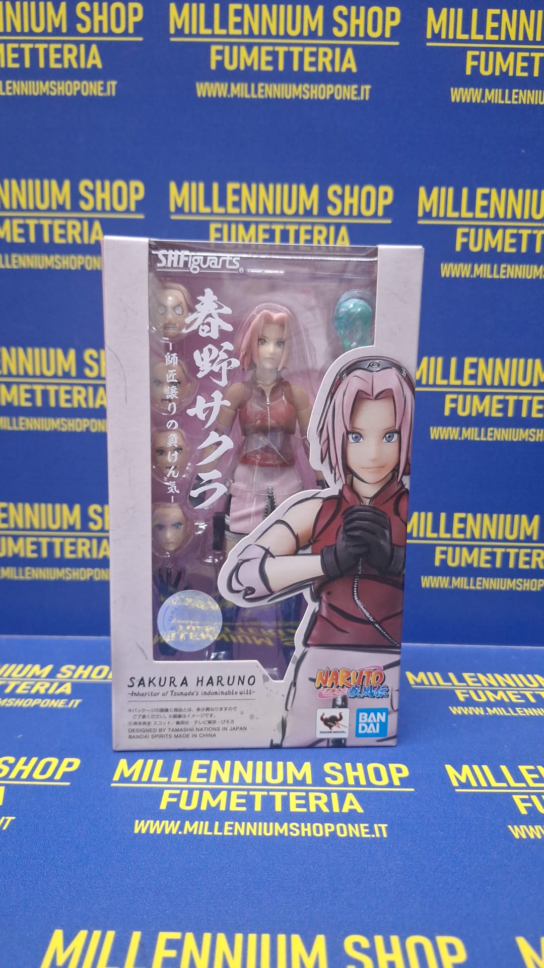 WhatsApp Image 2026-07-01 at 19.26.58 Naruto Shippuden S.H. Figuarts Action Figure Sakura Haruno -Inheritor of Tsunade's indominable will- 14 cm by Bandai Tamashii - immagine 1
