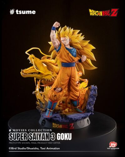 Dragon Ball Z Movie Collection Super Saiyan 3 Goku 1/4 Statue by Tsume - immagine 10